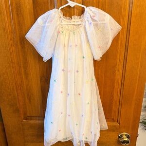 GAP KIDS White Dress with Colorful Stars